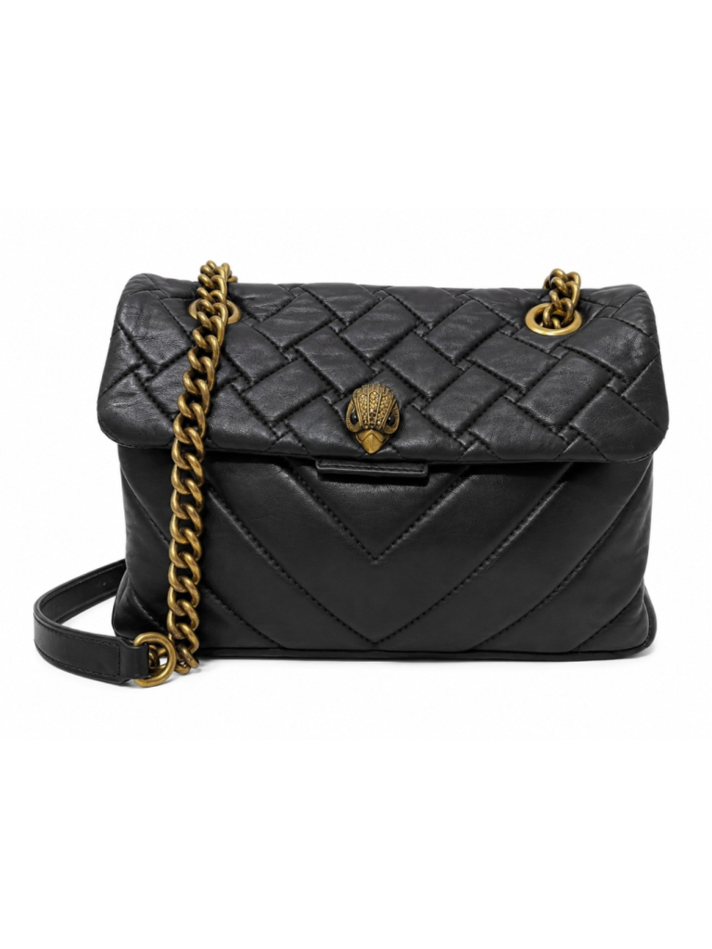Kurt Geiger Kensington Black Lambskin bag